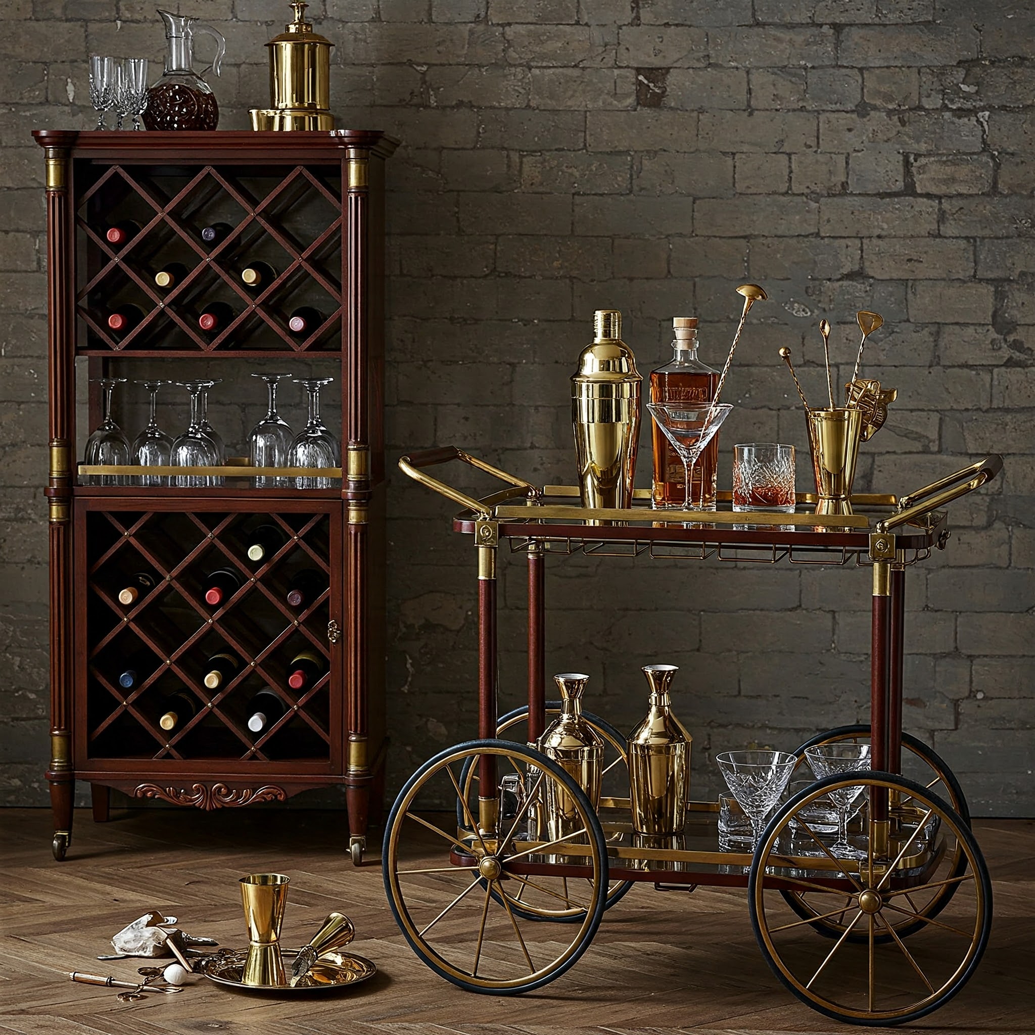 Luxury Bar Accessories & Wine Racks
